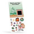 Peel N Play Christmas Sticker Sheet (Santa's Toy Delivery Scene)